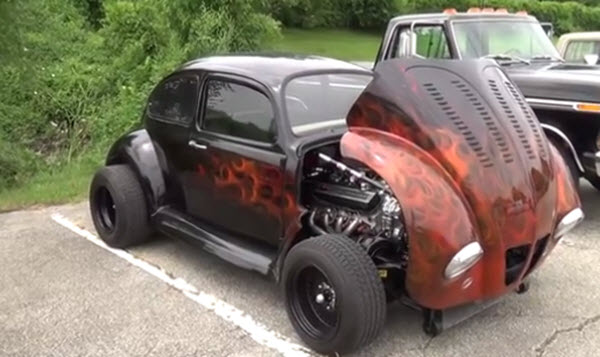 A hot rod bug. Click the image to see a video.